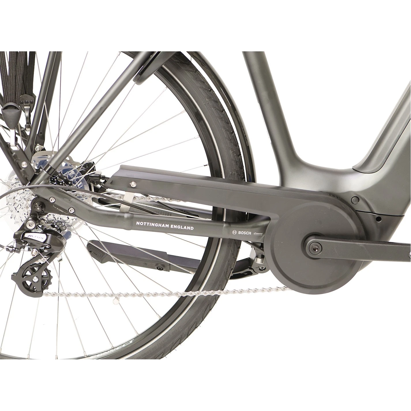 Raleigh Motus Tour CrossBar Electric Hybrid Bike - Image 8